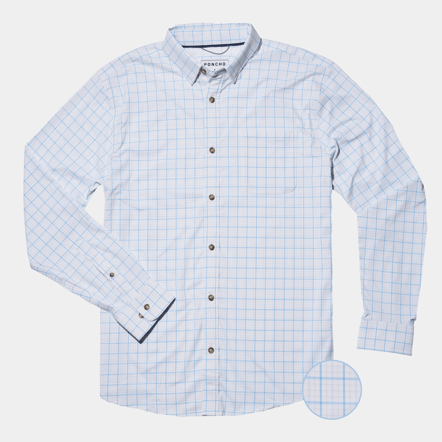 Poncho The Panga Poncho Men's Long Sleeve Button Down Shirts Rivers and Glen Trading Co