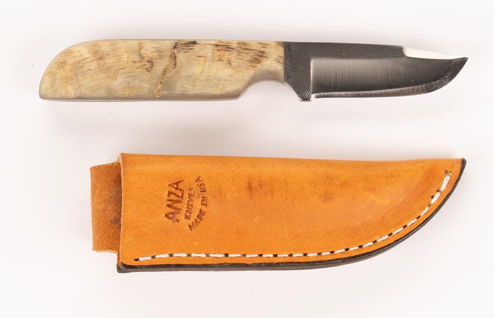 Anza 10F Trailblazer-Sheep Horn Knife Anza Knives Knives Rivers and Glen Trading Co