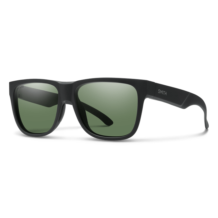 Smith Lowdown 2 Smith Matte Black / ChromaPop Polarized Gray Green Mirror Sunglasses Rivers and Glen Trading Co
