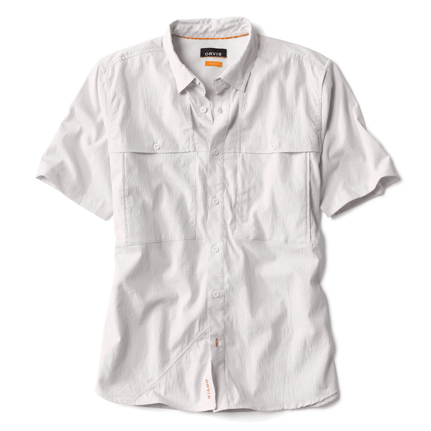 Orvis Men's Short-Sleeved Open Air Caster Orvis White / LG Men's Short Sleeve Button Down Shirts Rivers and Glen Trading Co