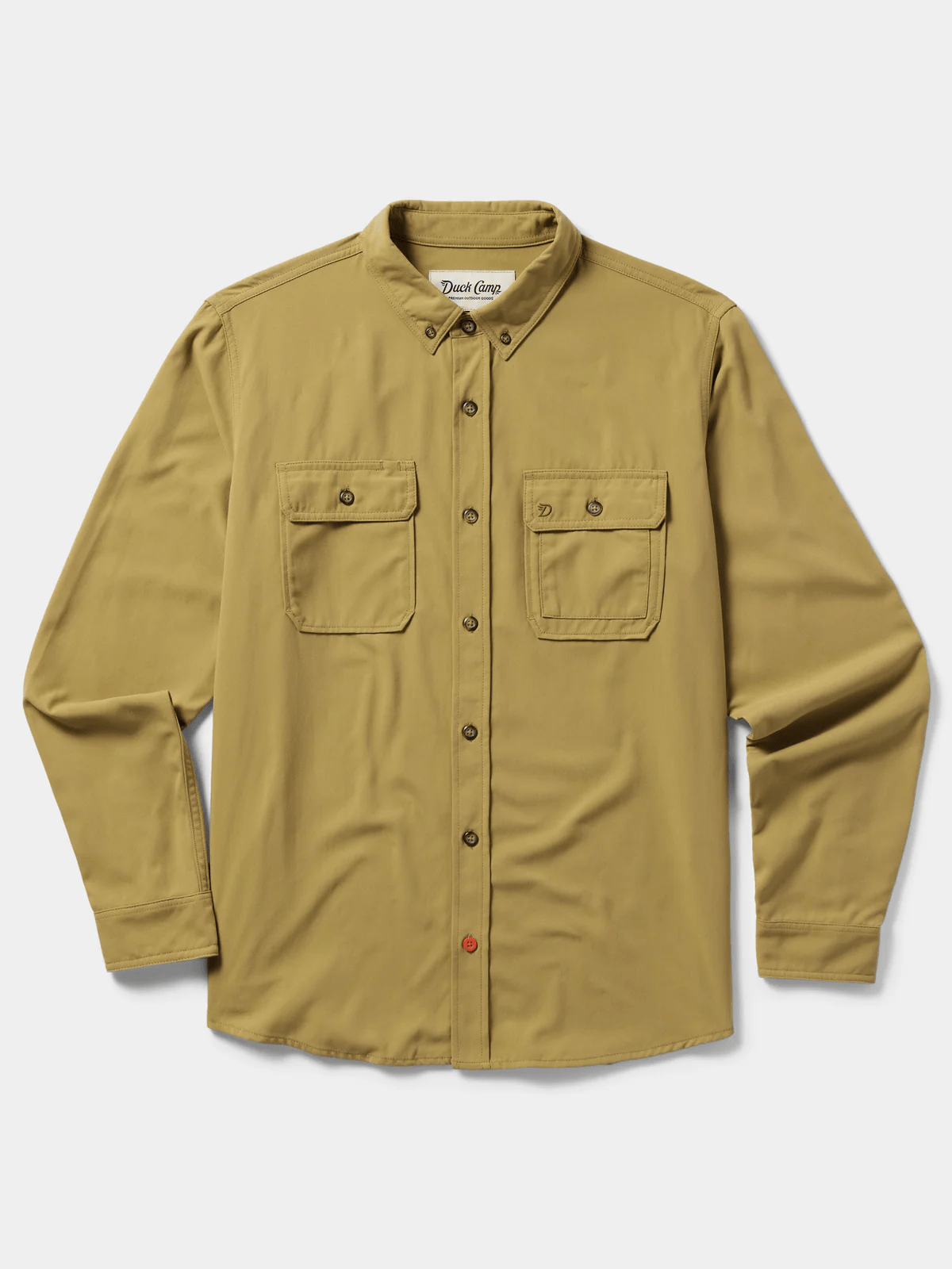 Duck Camp Field Shirt Duck Camp Wheat / L Men's Long Sleeve Button Down Shirts Rivers and Glen Trading Co