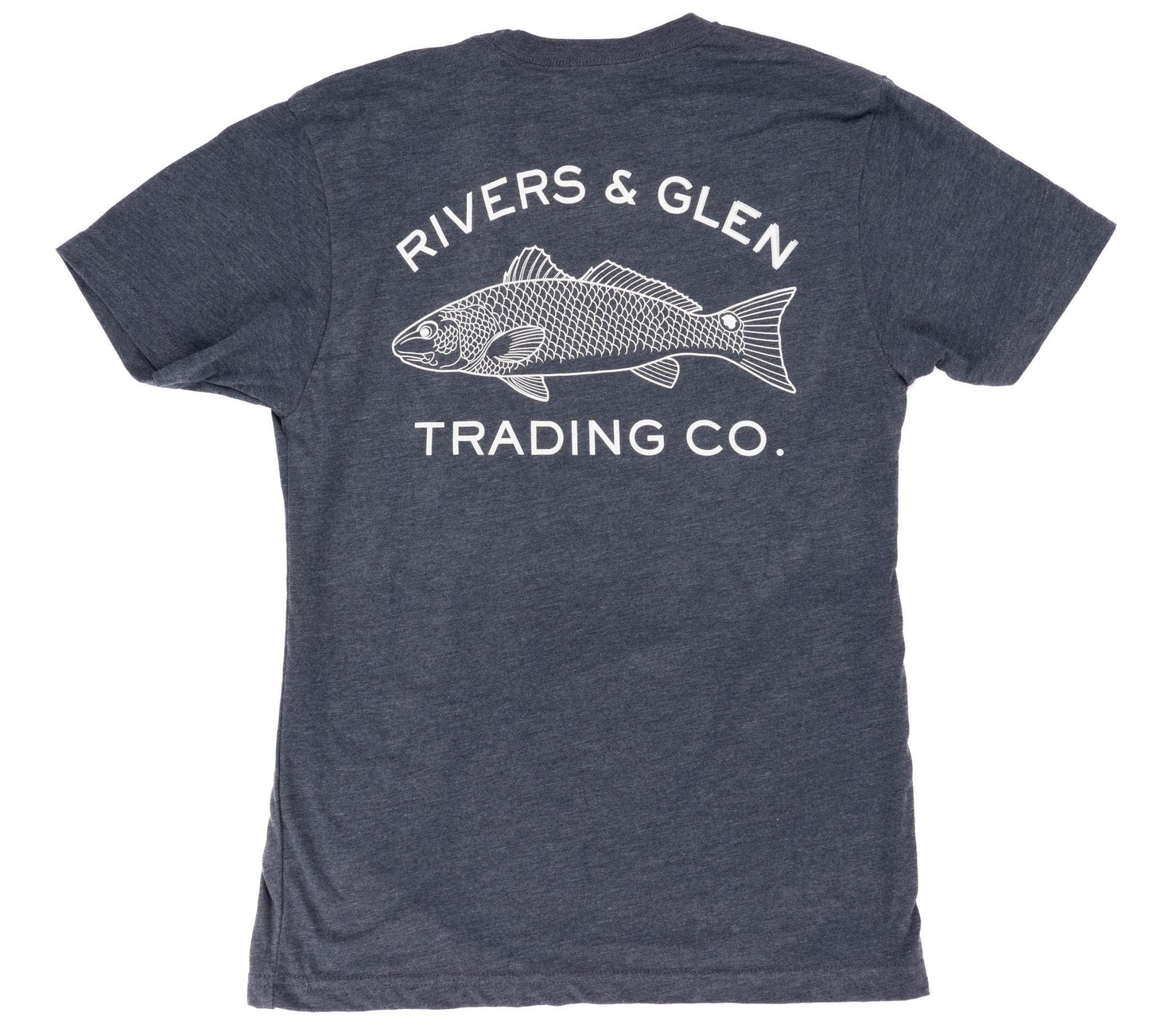 R&G Redfish Next Level SS Tee Rivers and Glen Trading Co. Shirts Vintage Navy / XL Short Sleeve Tee Shirts Rivers and Glen Trading Co