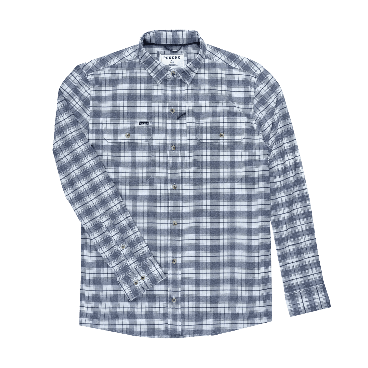 Poncho The Pagosa Poncho Men's Long Sleeve Button Down Shirts Rivers and Glen Trading Co