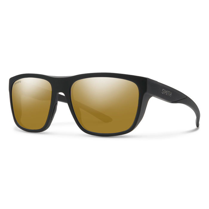 Smith Barra Smith Matte Black / Chromapop Polarized Bronze Mirror Sunglasses Rivers and Glen Trading Co