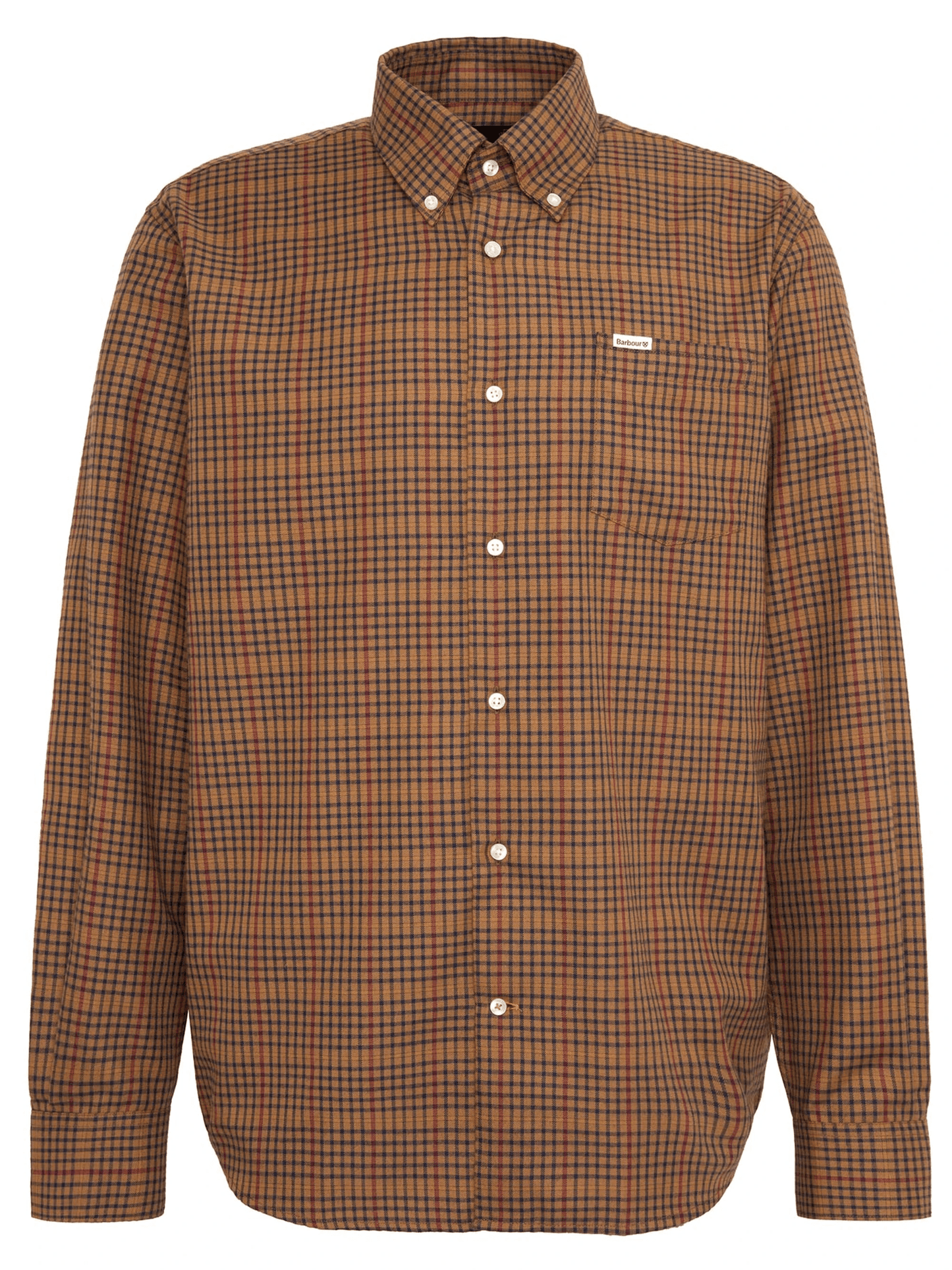Barbour Henderson Thermo Weave Long-Sleeved Shirt Barbour Stone / L Men's Long Sleeve Button Down Shirts Rivers and Glen Trading Co