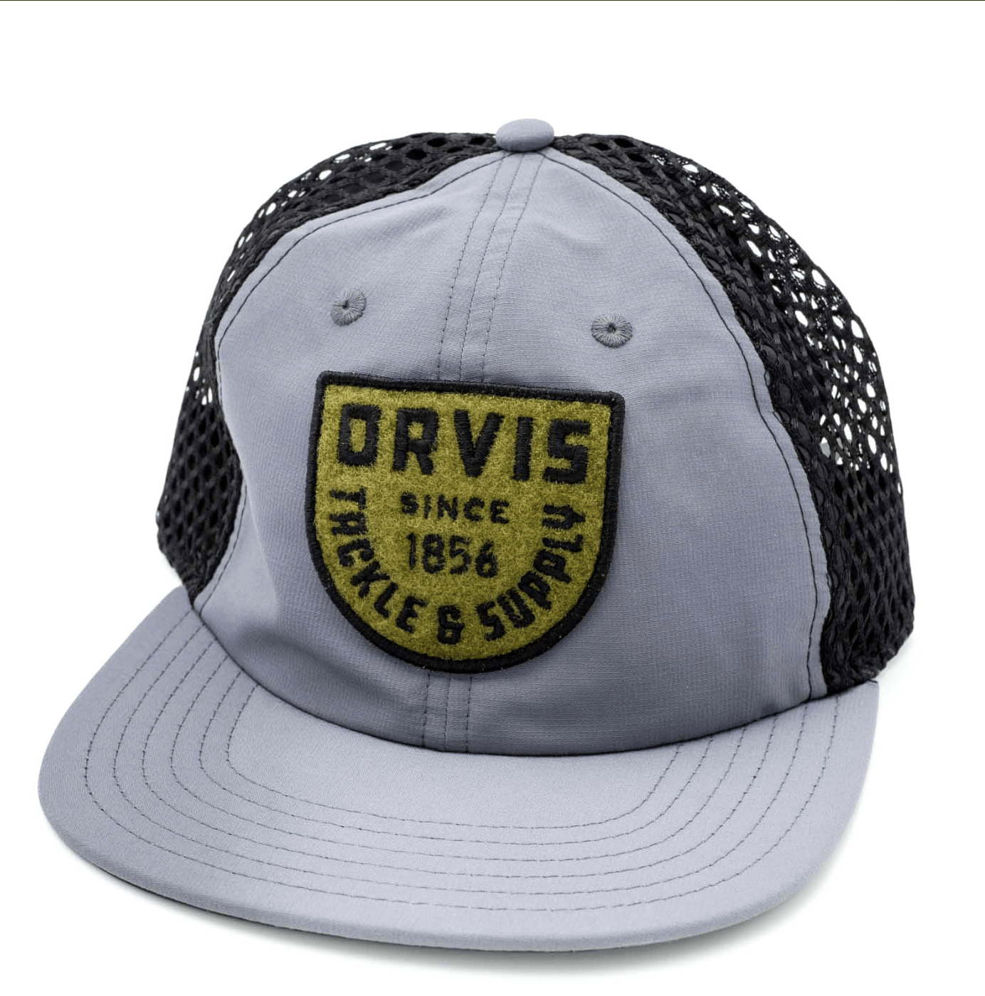 Orvis Flats Trucker Orvis Titanium Headwear Rivers and Glen Trading Co