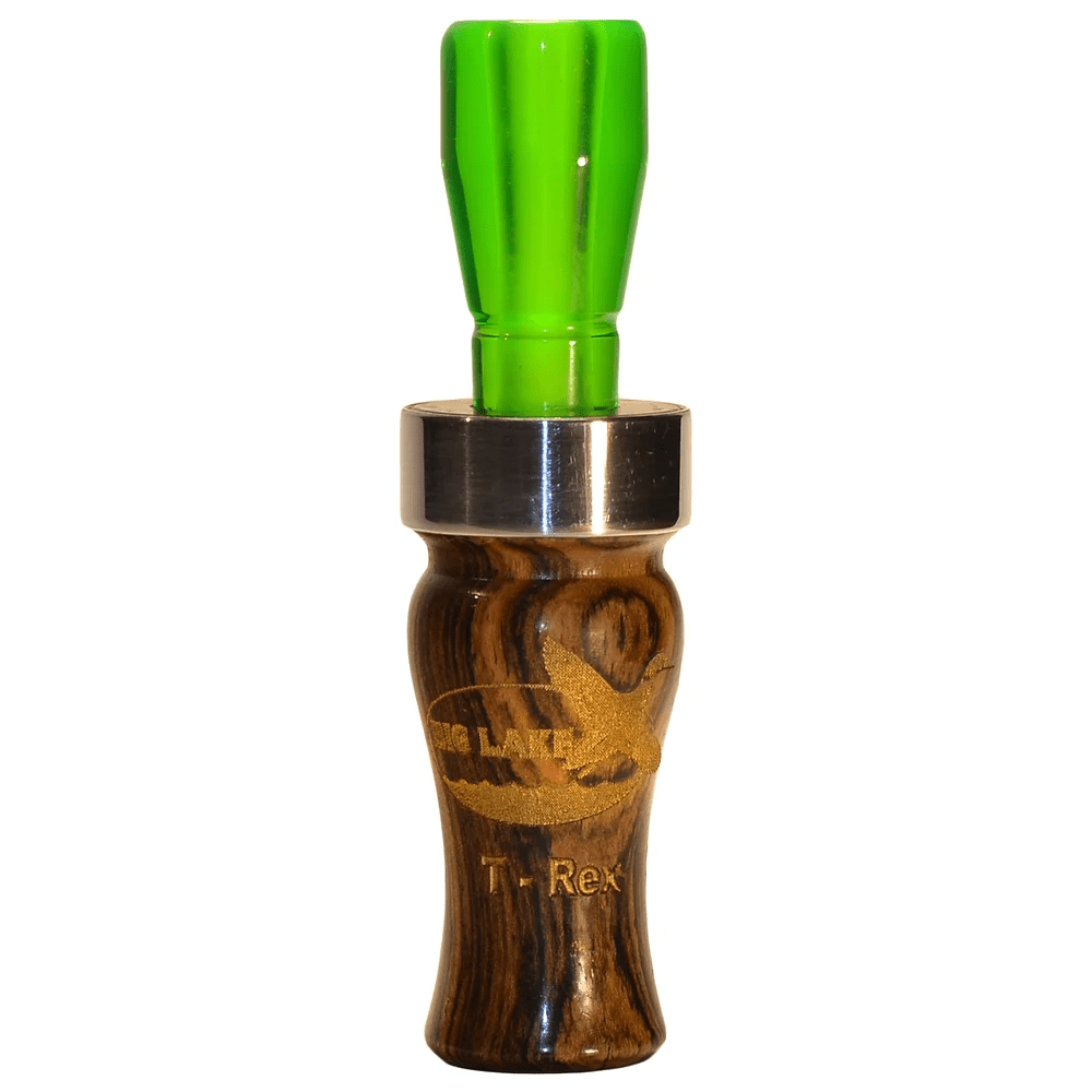 T-Rex Double Reed in Wood with Metal T-Reed Big Lake CocoBolo Duck Calls Rivers and Glen Trading Co