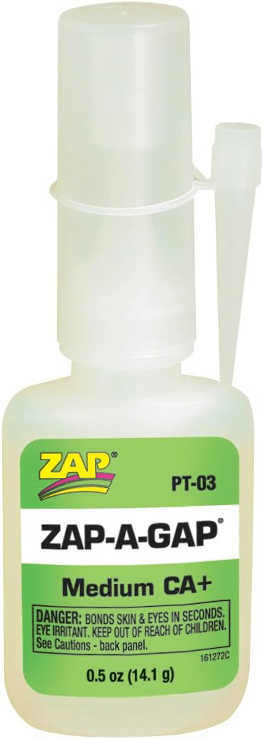 ZAP-A-GAP (Med) Wapsi 1/4 oz. Medium CA+ Fly Tying Rivers and Glen Trading Co
