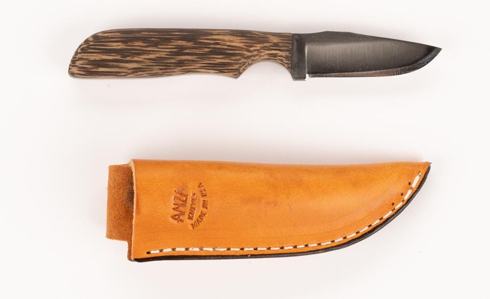 Anza 10F Arrowhead-Black Palm Wood Anza Knives Knives Rivers and Glen Trading Co