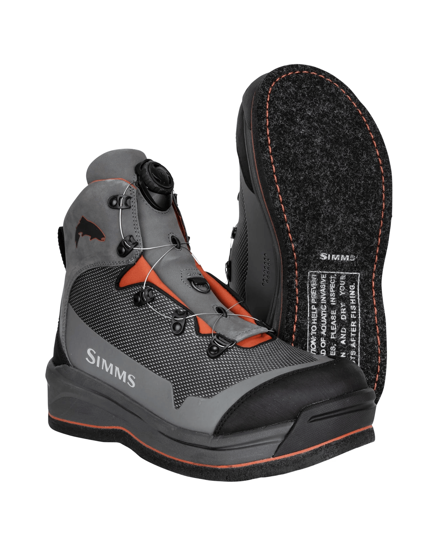 Simms Guide BOA Wading Boot - Felt Sole Simms Men's Wading Boots Rivers and Glen Trading Co