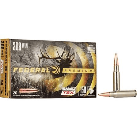 Federal P65CRDBTSX1 Premium 6.5Creedmoor 130gr Barnes TSX 20 Per Box/10 Case Sports South Shells Rivers and Glen Trading Co