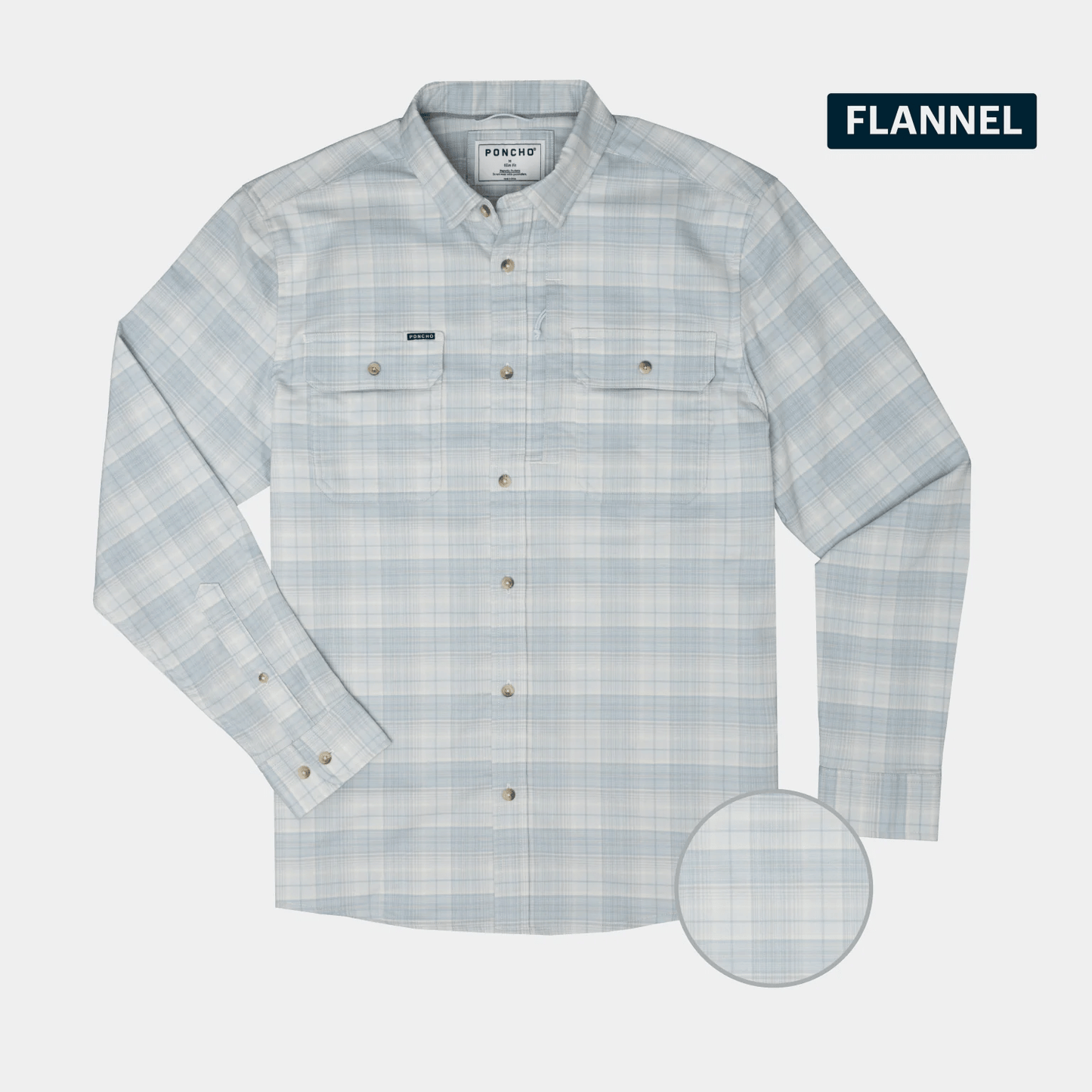 Poncho The Hilton Head Poncho Men's Long Sleeve Button Down Shirts Rivers and Glen Trading Co