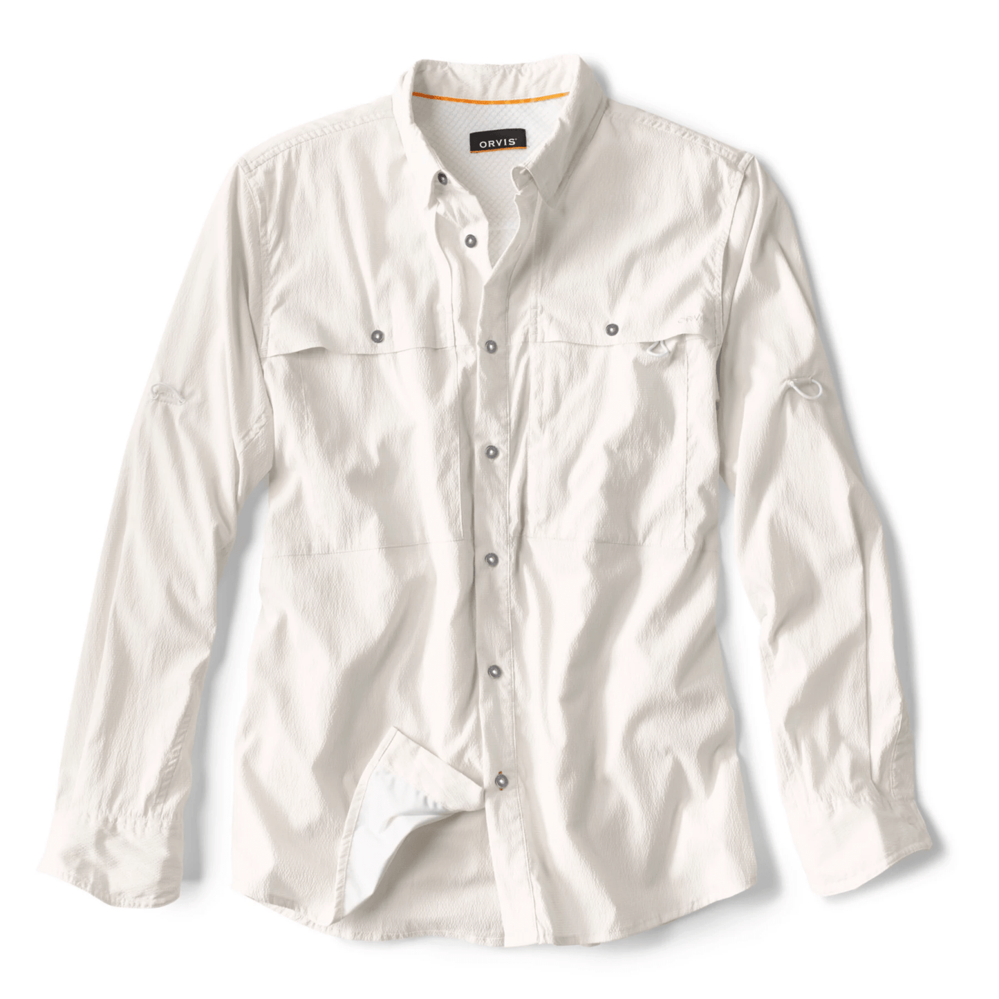 Orvis Long-Sleeved Open Air Caster Orvis LG / White Men's Long Sleeve Button Down Shirts Rivers and Glen Trading Co