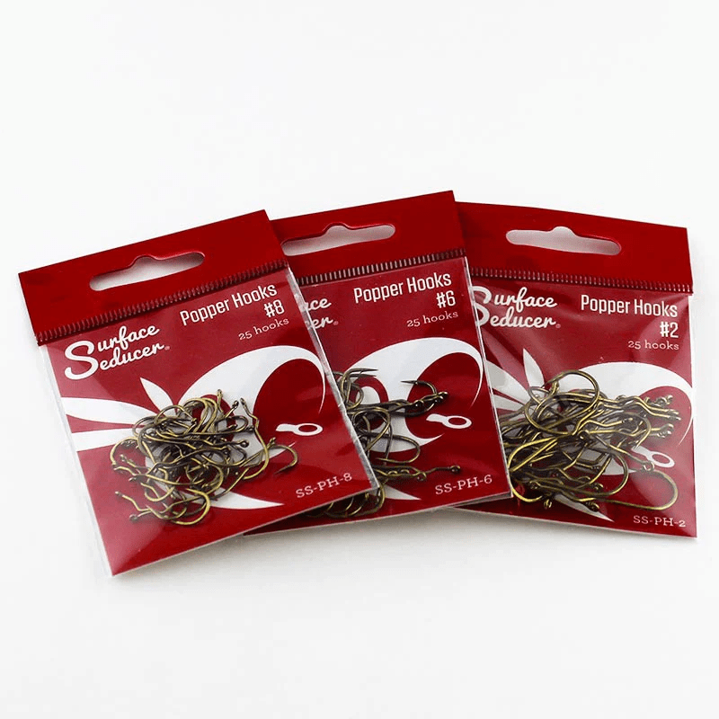 Hareline Surface Seducer Popper Hooks Hareline Dubbin Fly Tying Rivers and Glen Trading Co