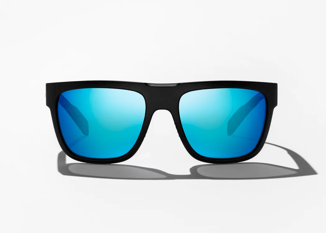 Bajio Caballo Bajio Black Matte / Blue Mirror Glass Sunglasses Rivers and Glen Trading Co