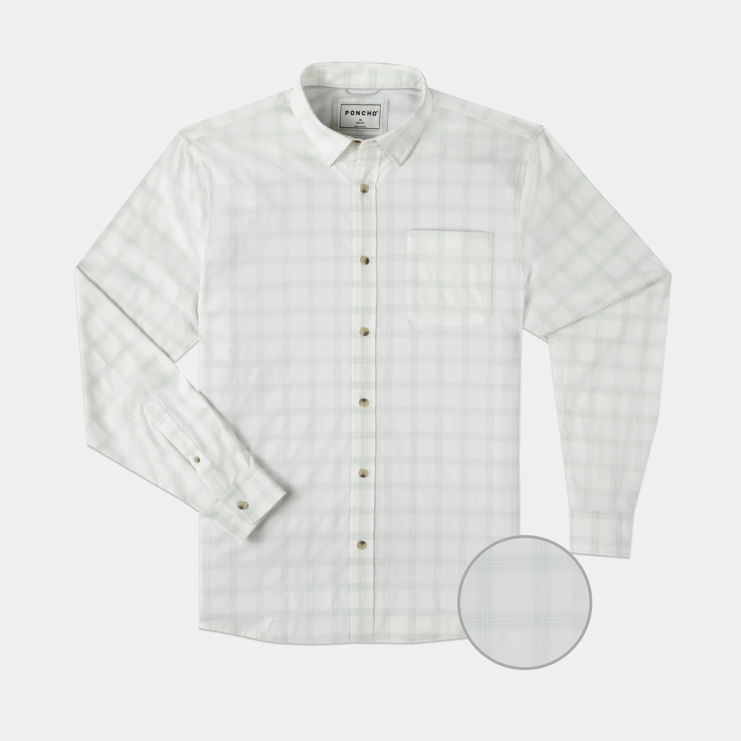 Poncho The St. Simons Poncho Men's Long Sleeve Button Down Shirts Rivers and Glen Trading Co