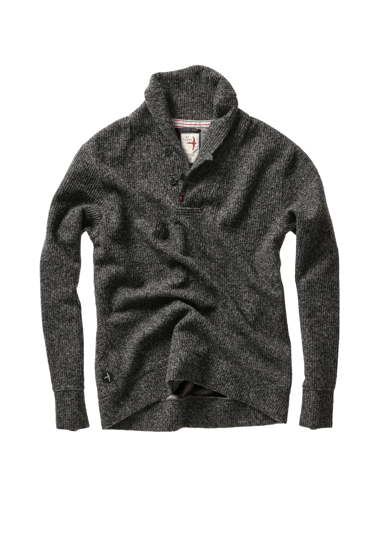 Relwen Ridge Twist Shawl Relwen Charcoal Marl / L Men's Pullovers Rivers and Glen Trading Co