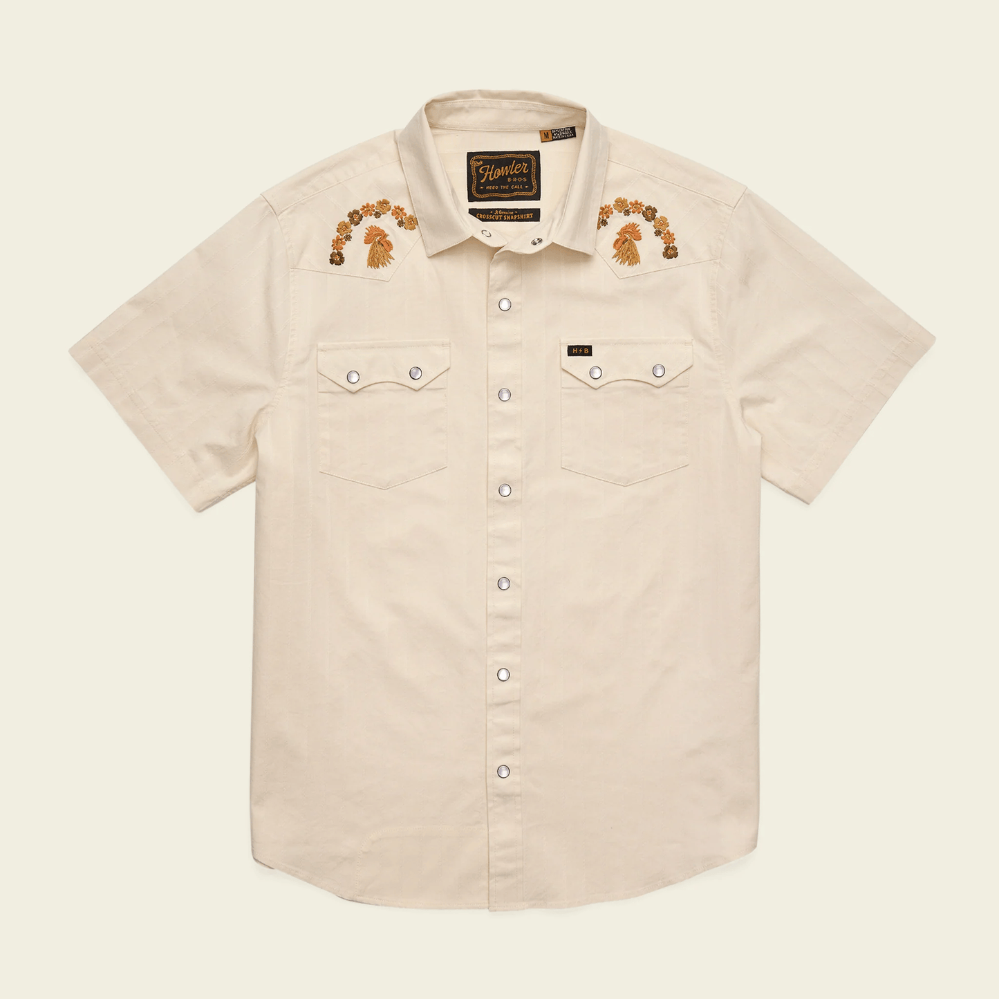 Howler Brothers Crosscut Deluxe Short Sleeve Snapshirt Howler Brothers Men's Long Sleeve Button Down Shirts Rivers and Glen Trading Co