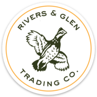 R&G Quail Logo Stickers Rivers and Glen Trading Co. Stickers White Stickers Rivers and Glen Trading Co