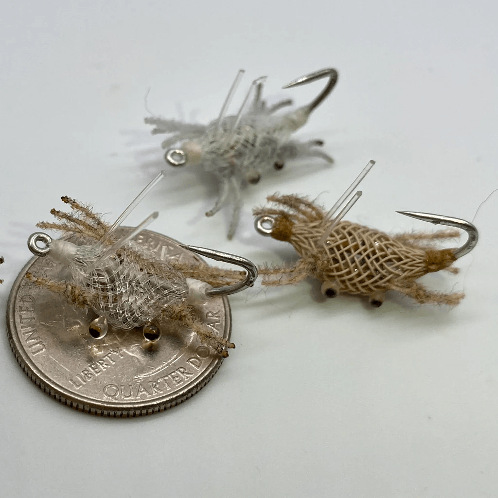Alphlexo Crab Flymen Fishing Company 8 micro / Tan Flies Rivers and Glen Trading Co