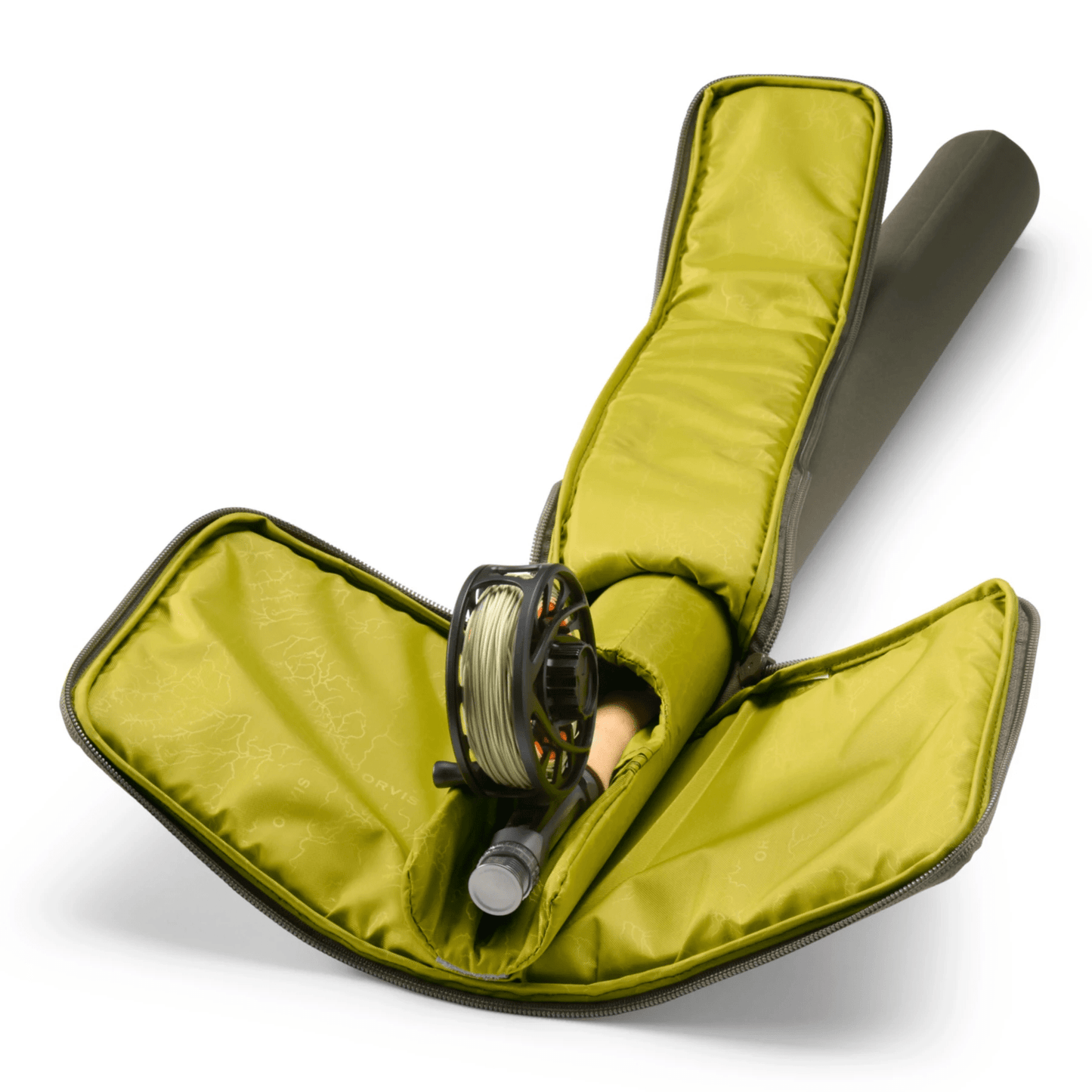 Orvis Rod and Reel Case Orvis Dusty Olive / Single Luggage Rivers and Glen Trading Co
