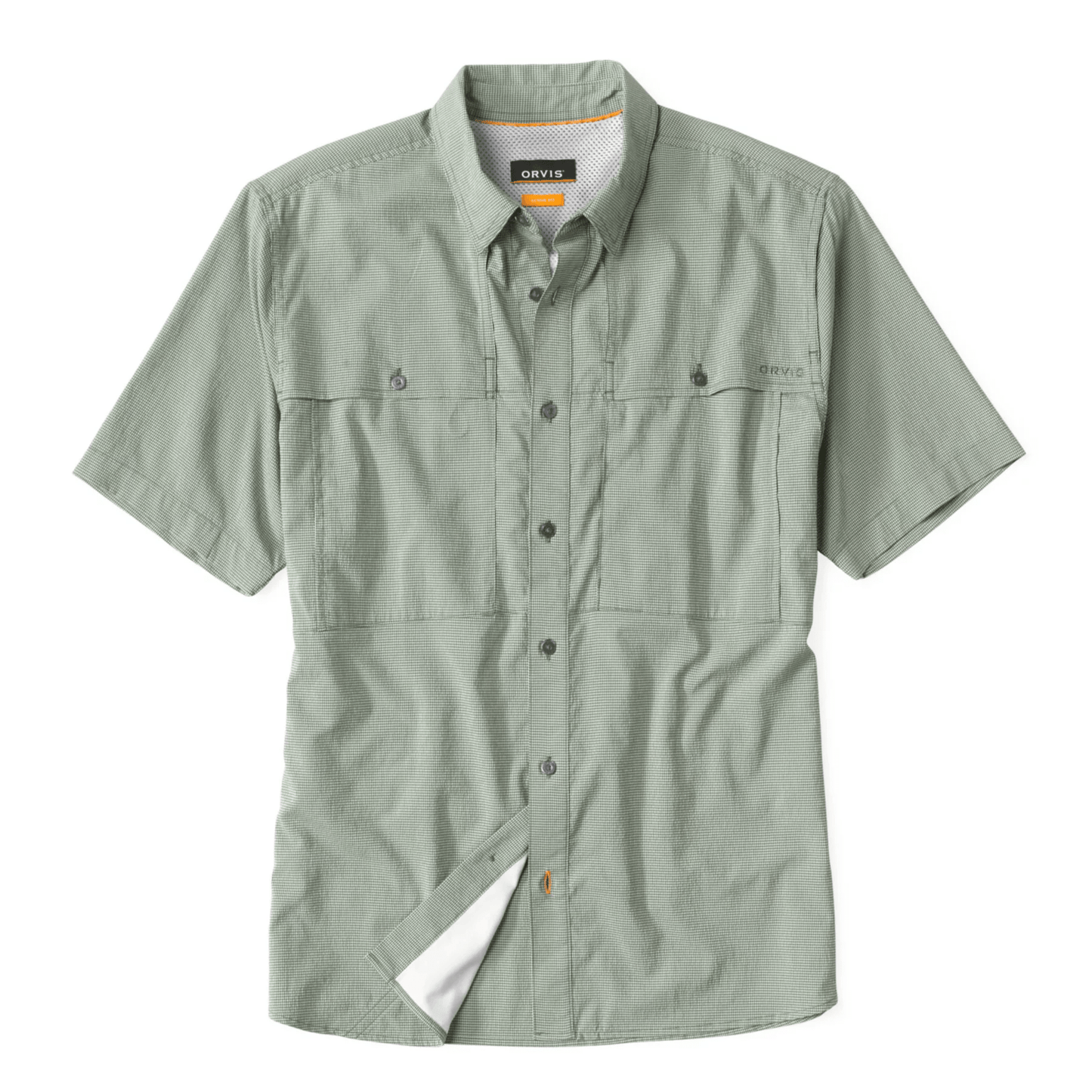 Orvis Men's Short-Sleeved Open Air Caster Orvis Forest/Surf / XL Men's Short Sleeve Button Down Shirts Rivers and Glen Trading Co