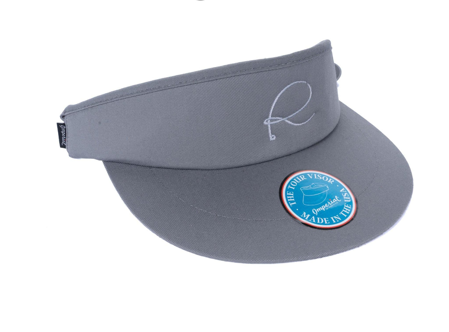 R&G Tour Visor Rivers and Glen Trading Co. Hats Thunder Grey R Logo Headwear Rivers and Glen Trading Co