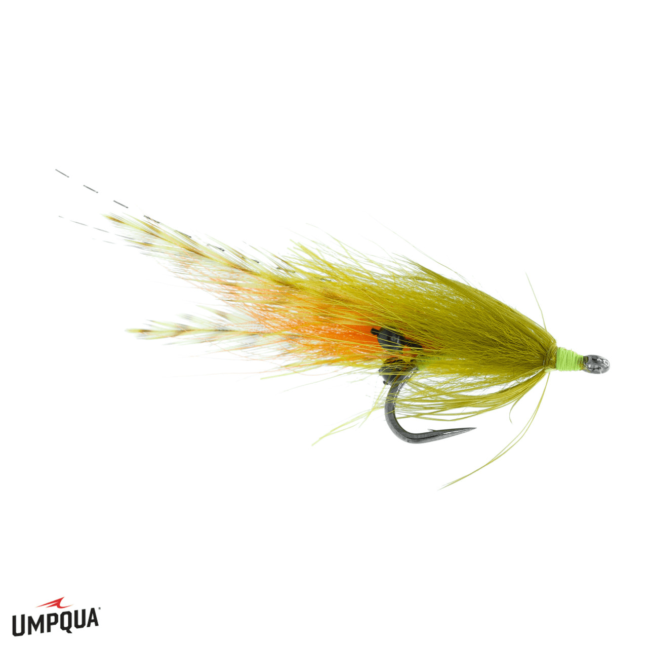 Umpqua Chewy's Fit For a King Umpqua Olive 2/0 Flies Rivers and Glen Trading Co