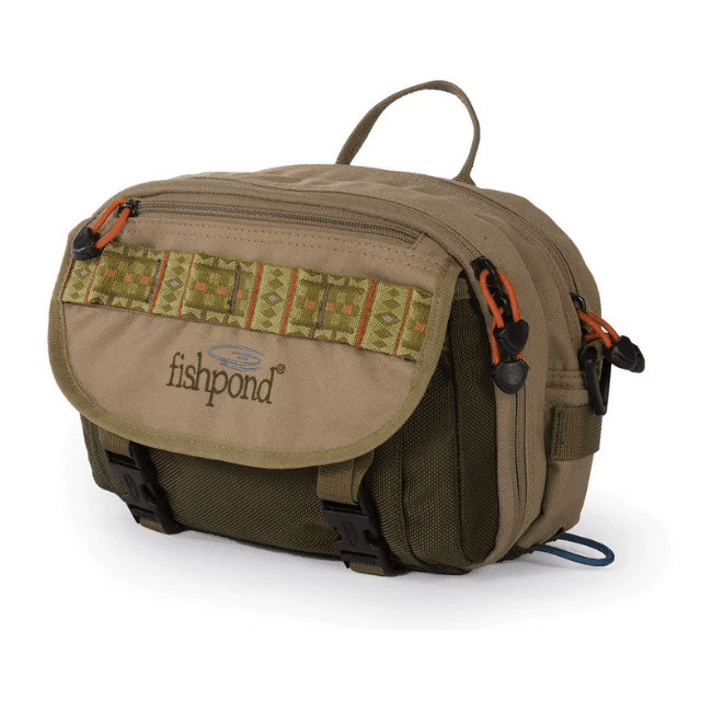 Fishpond Blue River Chest/Lumbar Pack Fishpond Khaki/Sage Green Luggage Rivers and Glen Trading Co