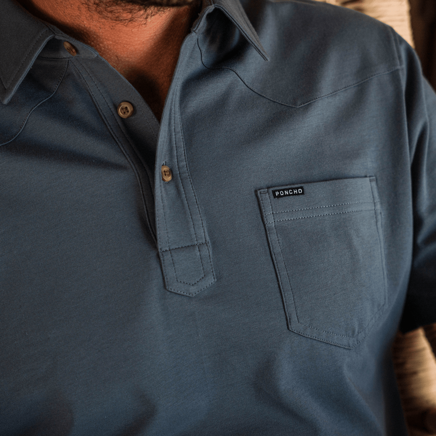 Poncho The Dinner Bell Poncho Men's Polos Rivers and Glen Trading Co