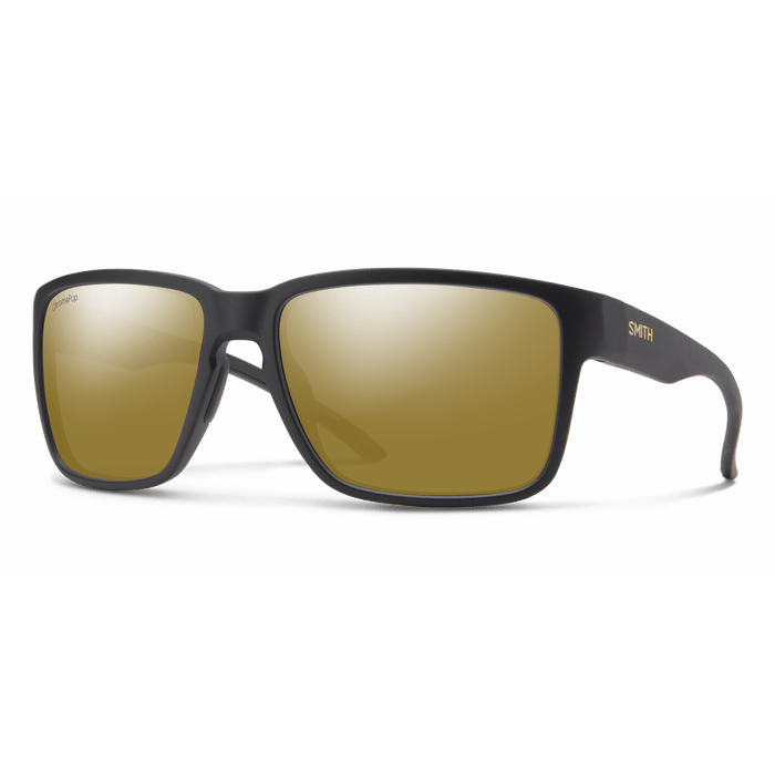 Smith Emerge Smith Matte Black / Chromapop Polarized Bronze Mirror Sunglasses Rivers and Glen Trading Co