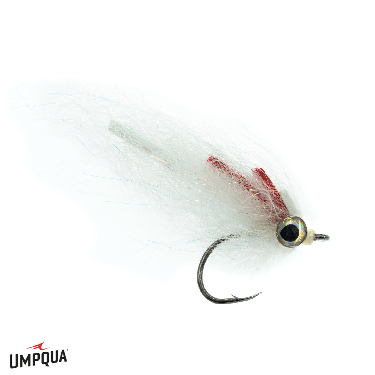 Umpqua Foam Gut Minnow Umpqua White/Red / 01 Flies Rivers and Glen Trading Co