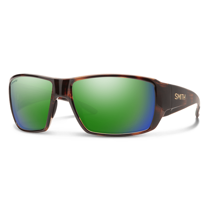 Smith Guide's Choice Smith Tortoise / ChromaPop Glass Polarized Green Mirror Sunglasses Rivers and Glen Trading Co