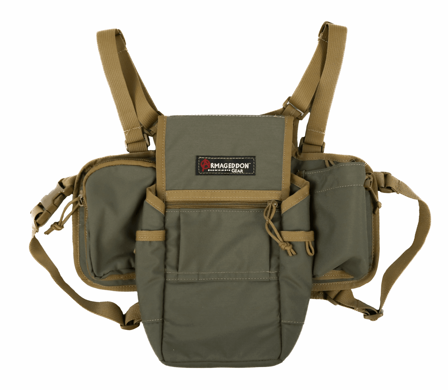 Armageddon Gear Predator Chest Rig Armageddon Gear Ranger Green Men's Hunting Vests Rivers and Glen Trading Co