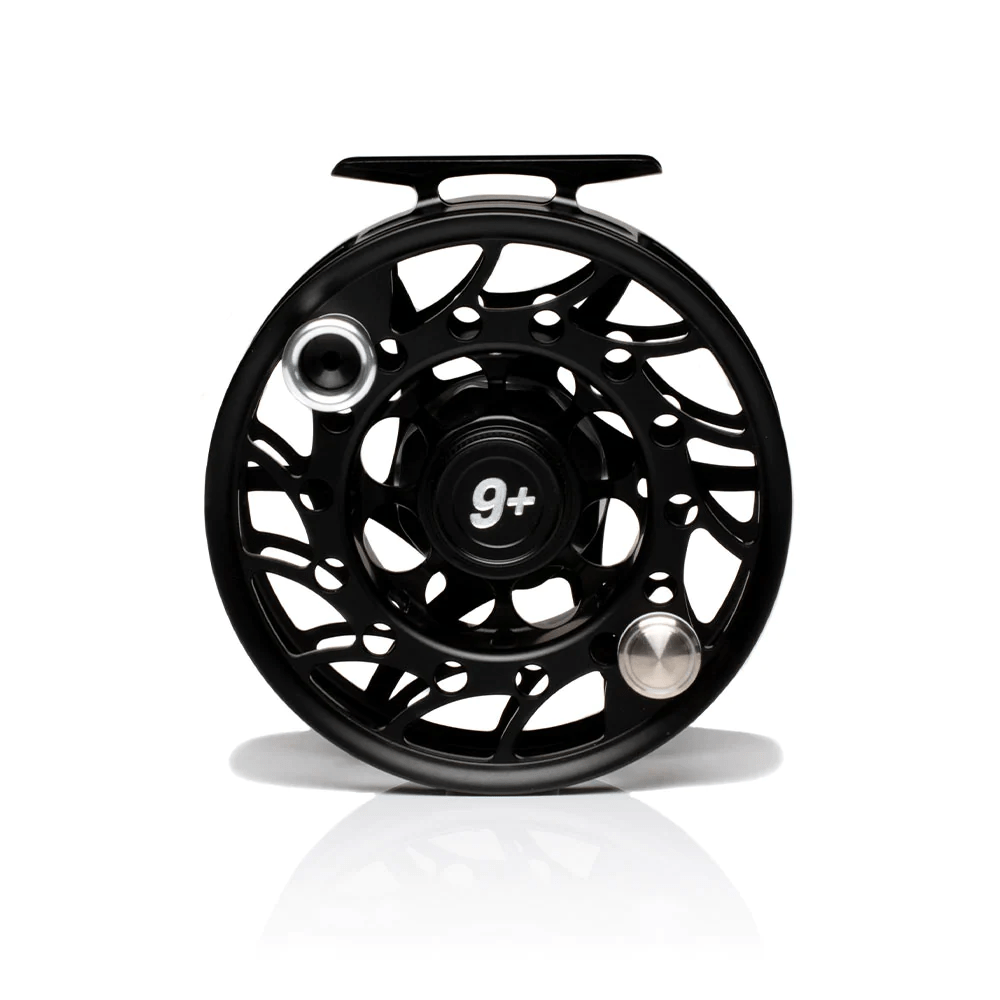 Hatch Iconic Reel Hatch Outdoors Black/Silver / 9 Plus / Large Arbor Reels Rivers and Glen Trading Co