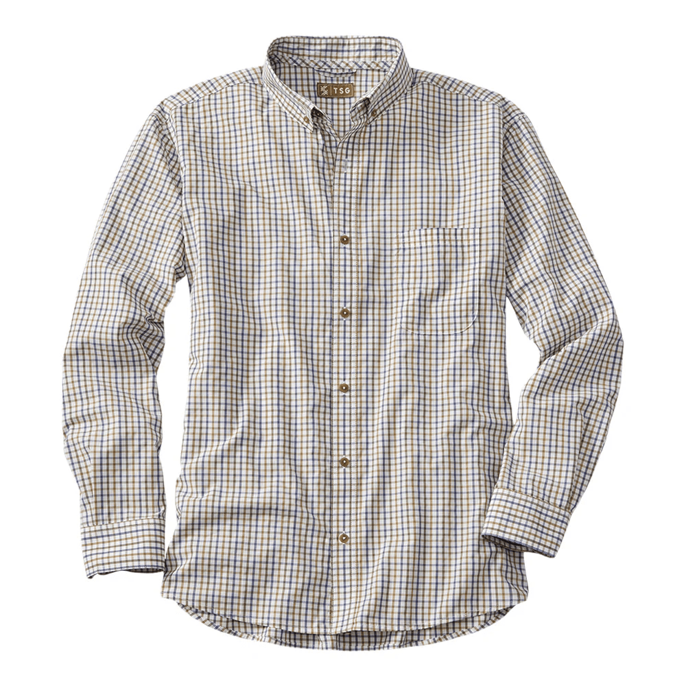 TSG Airetex™ Tanner Shirt TSG Shoreline Check / XL Men's Long Sleeve Button Down Shirts Rivers and Glen Trading Co