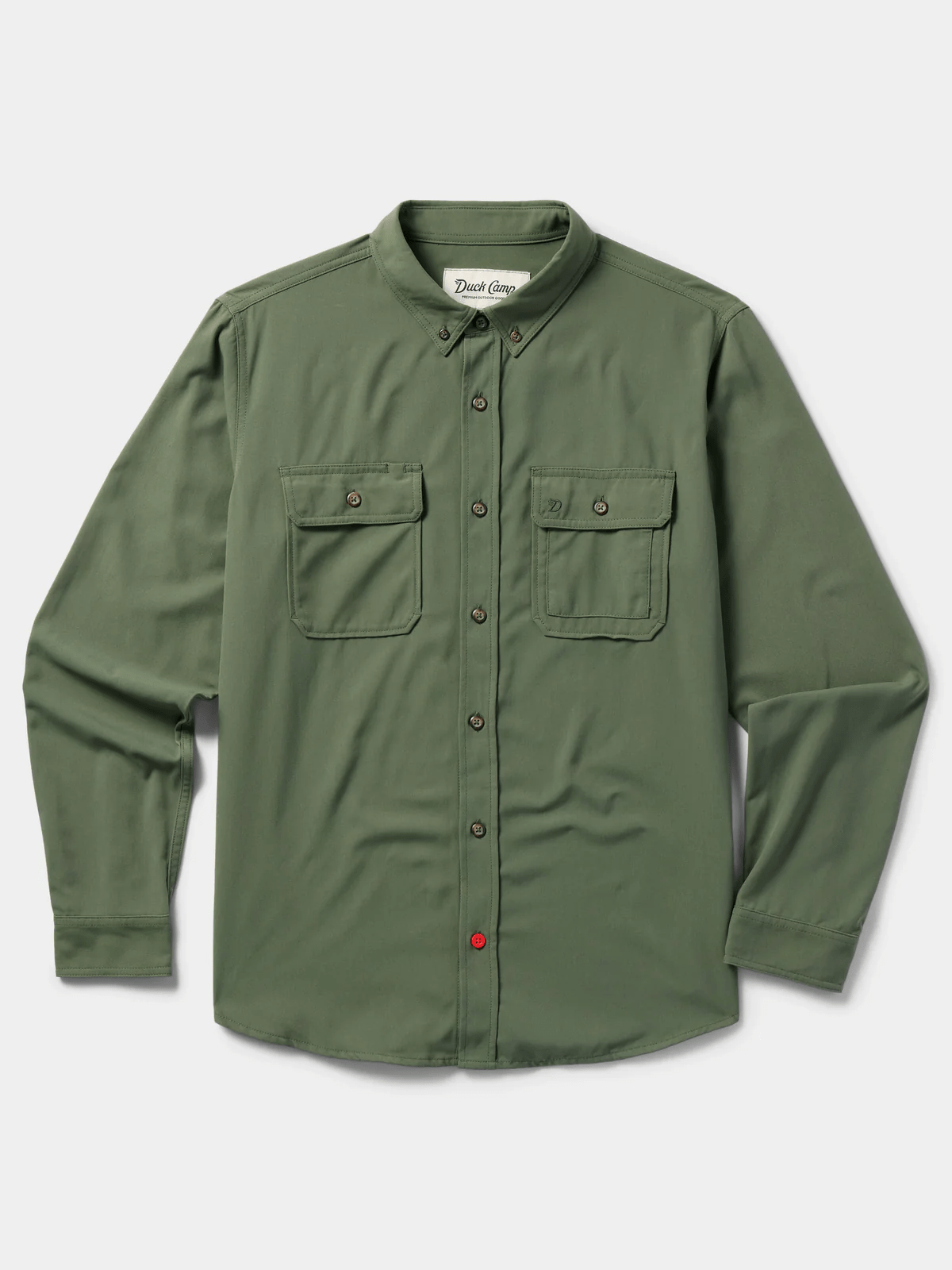 Duck Camp Field Shirt Duck Camp Thyme / L Men's Long Sleeve Button Down Shirts Rivers and Glen Trading Co