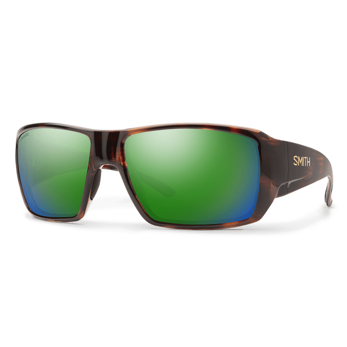 Smith Guide's Choice S Smith Matte Tortoise / ChromaPop Glass Polarized Green Mirror Sunglasses Rivers and Glen Trading Co