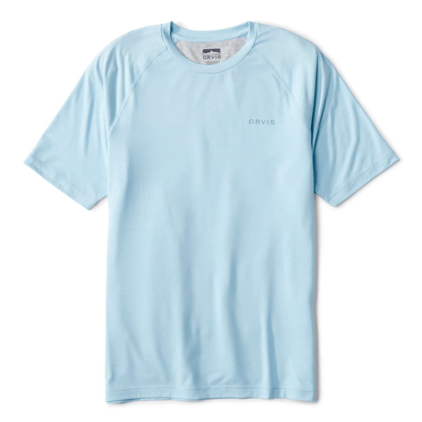 Orvis DriCast™ Short-Sleeved Crew Orvis Blue Mist / M Men's Short Sleeve Crew Shirts Rivers and Glen Trading Co