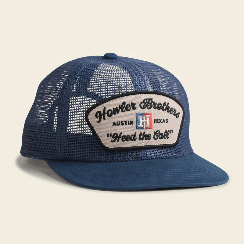 Howler Brothers Feedstore Snapback Howler Brothers Capital Blue Headwear Rivers and Glen Trading Co