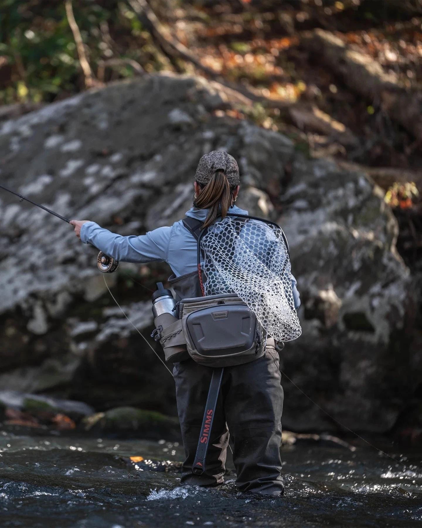 Simms Headwaters Hip Pack Simms Hickory Luggage Rivers and Glen Trading Co