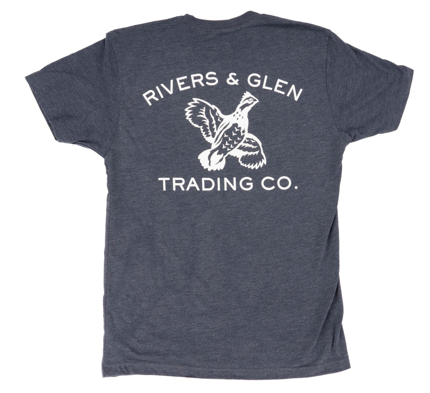 R&G Quail Next Level Triblend SS Tee Rivers and Glen Trading Co. Shirts Vintage Navy / L Short Sleeve Tee Shirts Rivers and Glen Trading Co