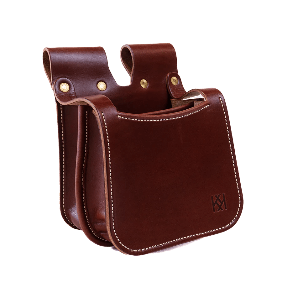 Kingfisher Leatherworks Large Cartridge Bag Kingfisher Leatherworks Shell Bag Rivers and Glen Trading Co