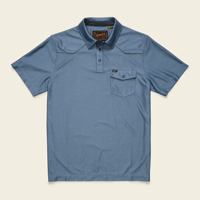 Howler Brothers Ranchero Tech Polo Howler Brothers Mirage Blue / L Men's Polos Rivers and Glen Trading Co