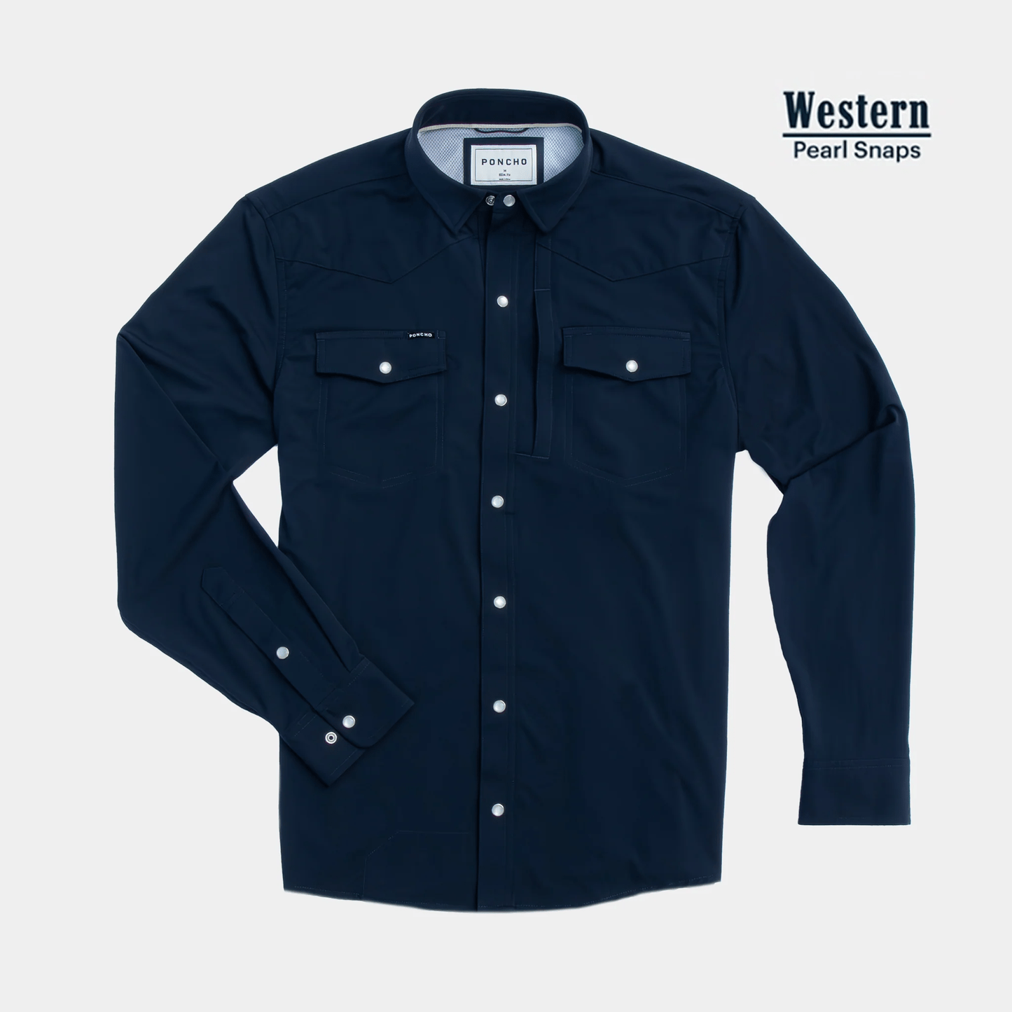Poncho The Pacifico Poncho Men's Long Sleeve Button Down Shirts Rivers and Glen Trading Co