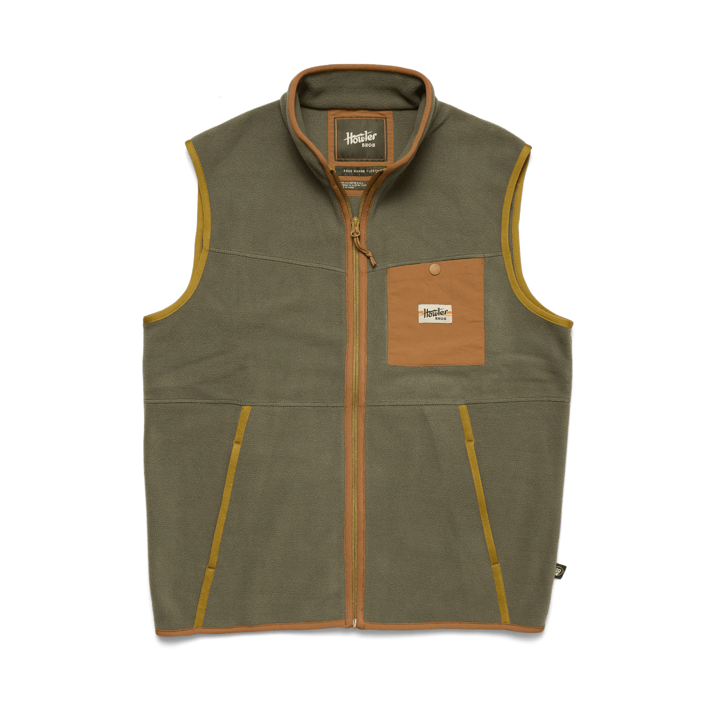 Howler Brothers Free Range Fleece Vest Howler Brothers Men's Vests Rivers and Glen Trading Co