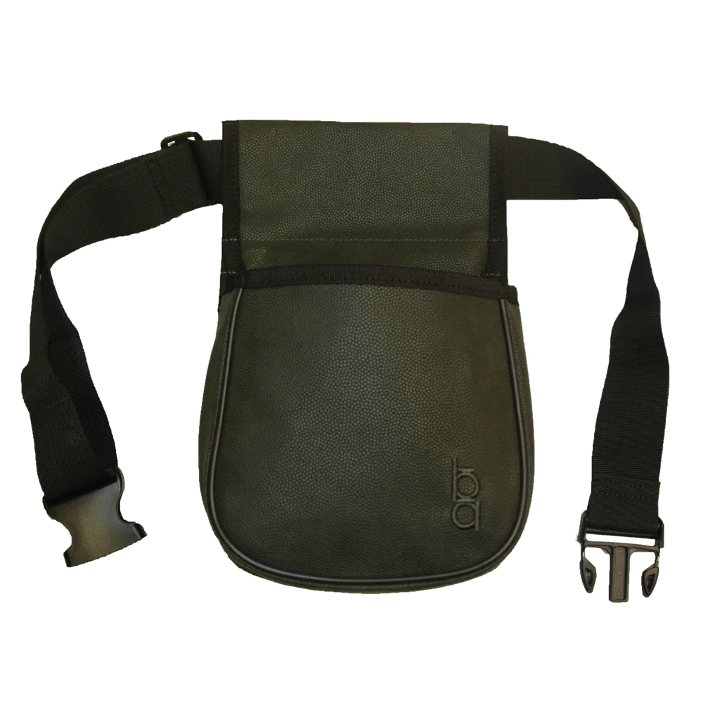Boyt Bob Allen Classic Divided Shell Pouch With Belt Boyt Green Shell Belt Rivers and Glen Trading Co