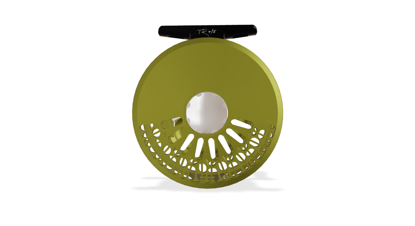 Abel TR Reel Abel Reels Satin Olive / Black / 4/5 Reels Rivers and Glen Trading Co