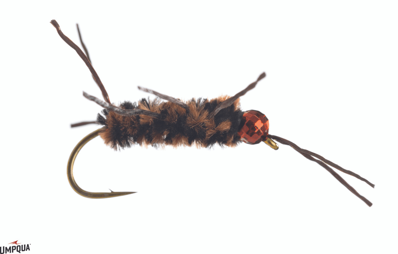 Rubber Legs Jigged Tungsten Umpqua Coffee/Black / 10 Flies Rivers and Glen Trading Co