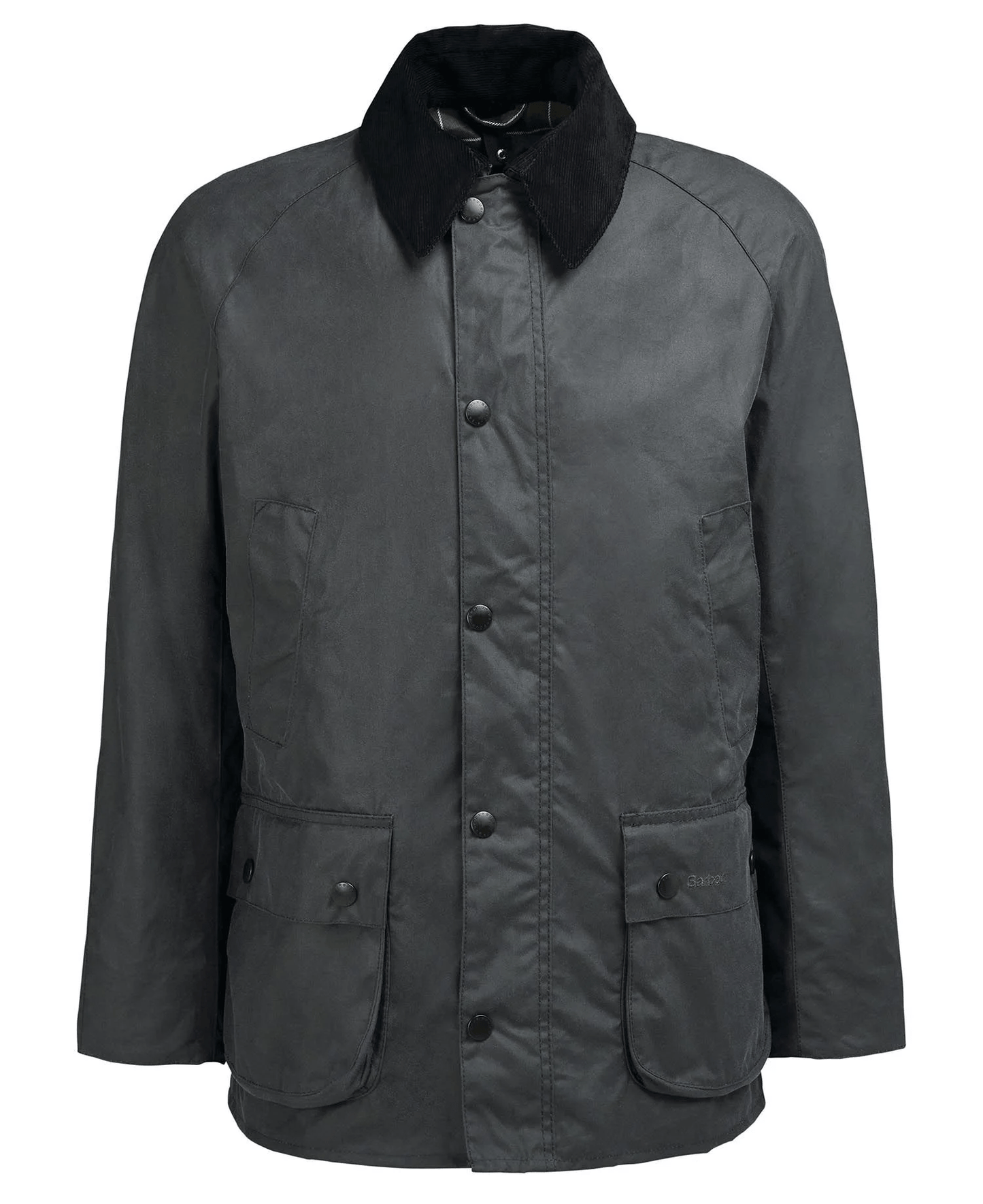 Barbour Ashby Wax Jacket Barbour Grey/Classic / M Men's Jackets Rivers and Glen Trading Co